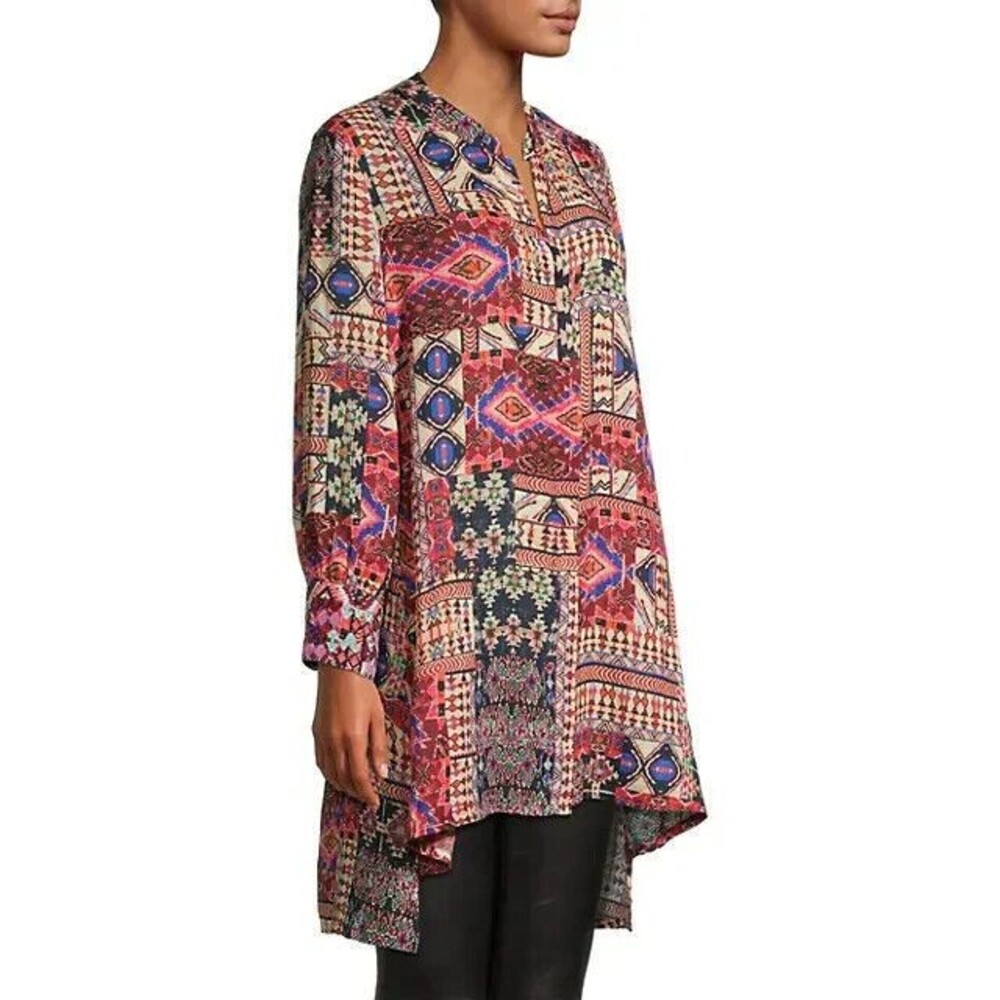 Johnny Was Workshop Voyager Patchwork Print Women… - image 2